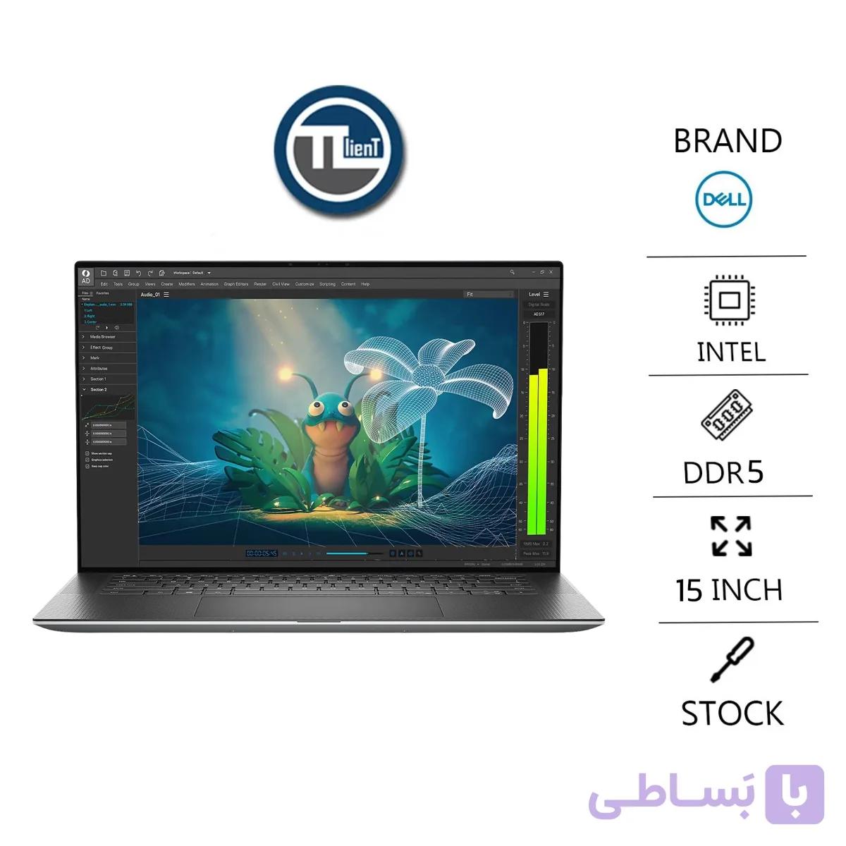 لپتاپ Dell Precision 5570 | Core i7-12700H | 16GB | 512GB