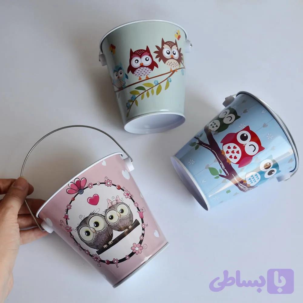 سطل فلزی فانتزی