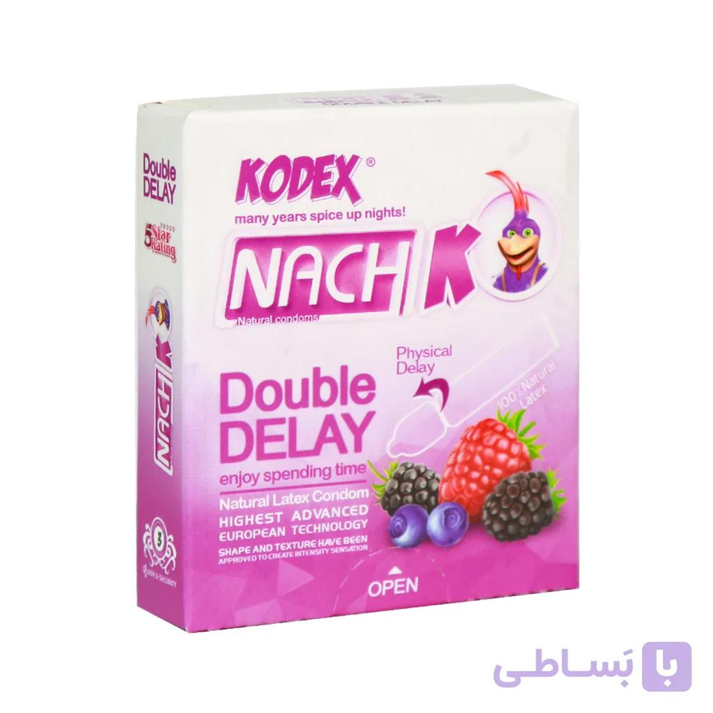کاندوم تاخیری فیزیکی دوبل دیلی کدکس ۳ عددی Double Delay — تصویر 1