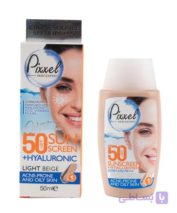 کرم ضدآفتاب رنگی صورت پیکسل مدل LIGHT BEIGE بژ روشن 50 میل — تصویر 1