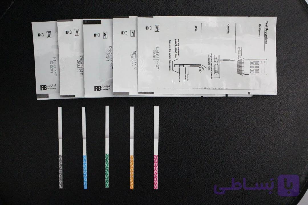 تست تشخیص اعتیاد به آمفتامین {شیشه}تک تستی مخدر