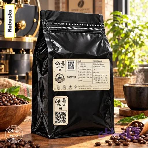قهوه 100 روبوستا – ایندیا PB