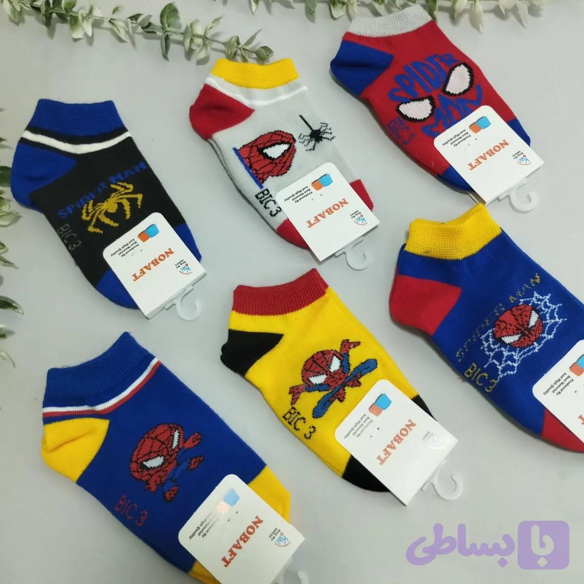 جوراب مردعنکبوتی کیفیت عالی نخ پنبه