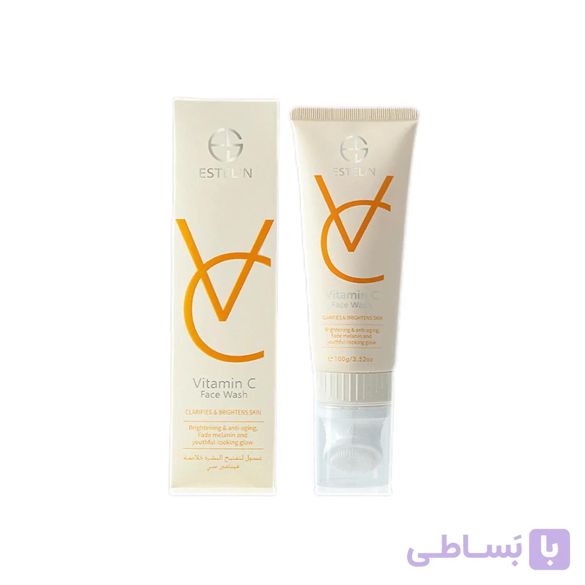 فوم شستشوی ویتامین C استلین Estelin Vitamin C Face Wash — تصویر 1