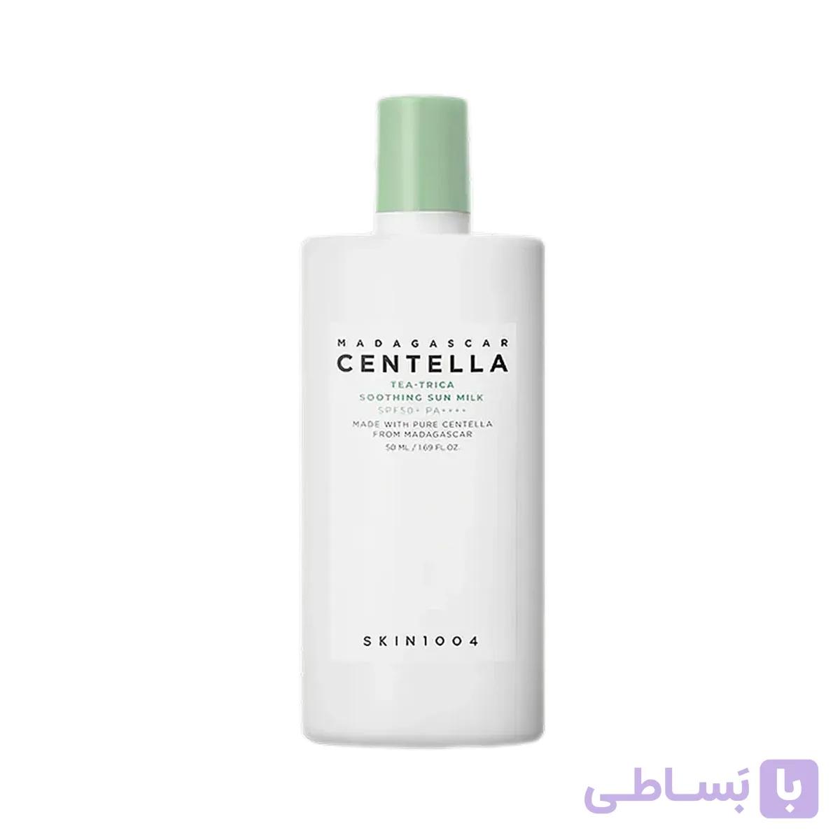 ضد آفتاب چای سبز سنتلا حجم 50 میلcentella tea trica soothing sun milk 50ml — تصویر 1