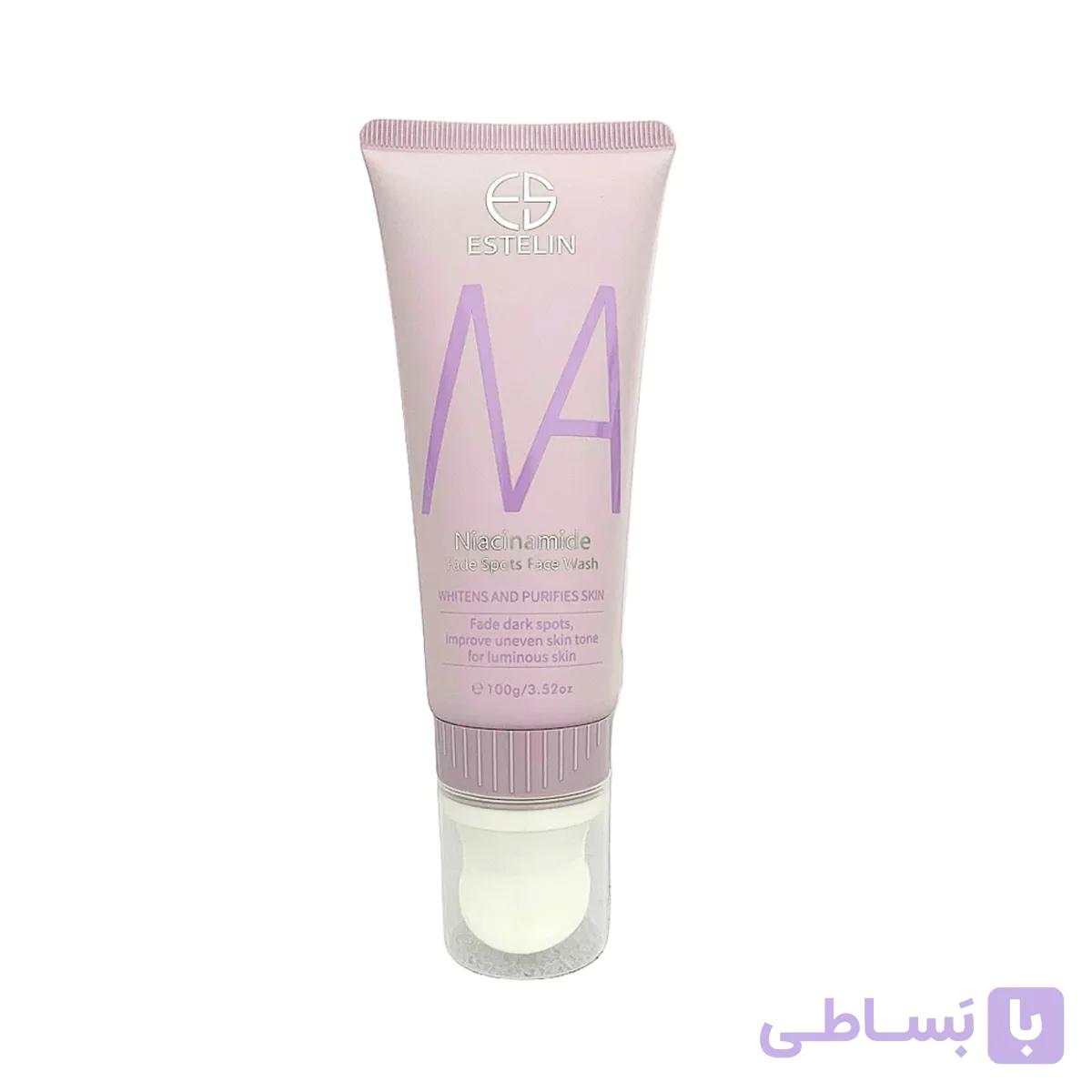 فوم شوینده نیاسینامید استلین بنفش 100گرم