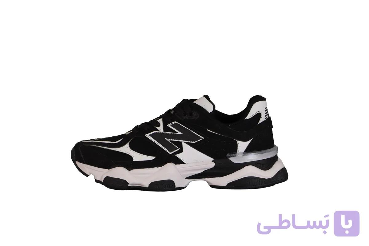 کفش مردانه روزمره اسپرت مدل نیوبالانس 9060 newbalance |مشکی سفید — تصویر 1