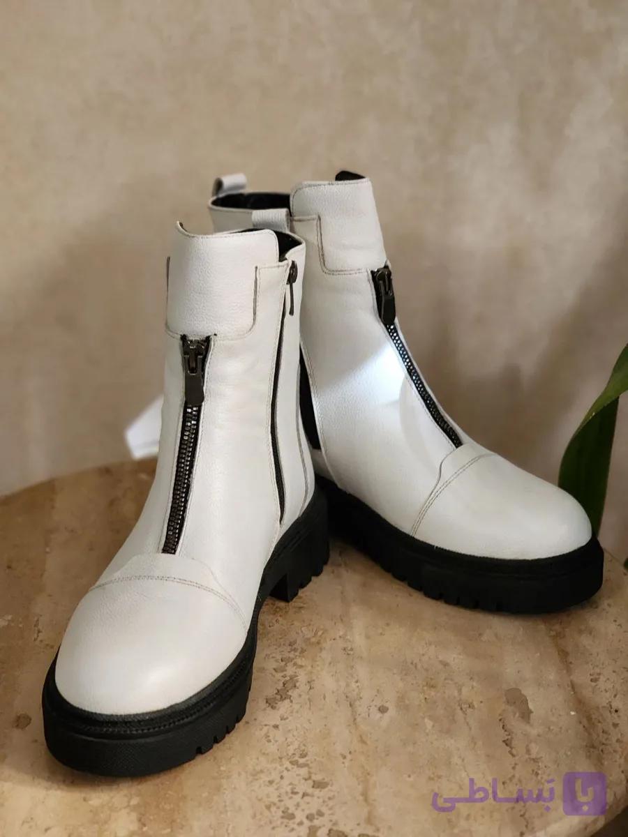 بوت مدل کارا چرم طبیعی محصول ترکیه