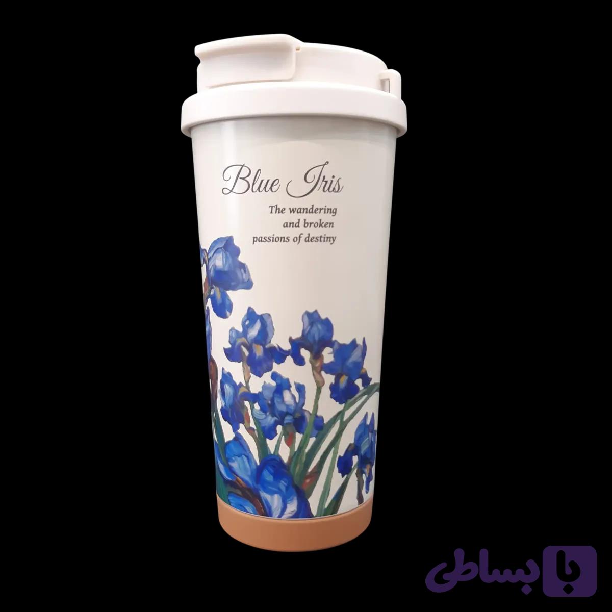 تراول ماگ گلدار مدل WB-9058 حجم 550 میلی لیتر — تصویر 1