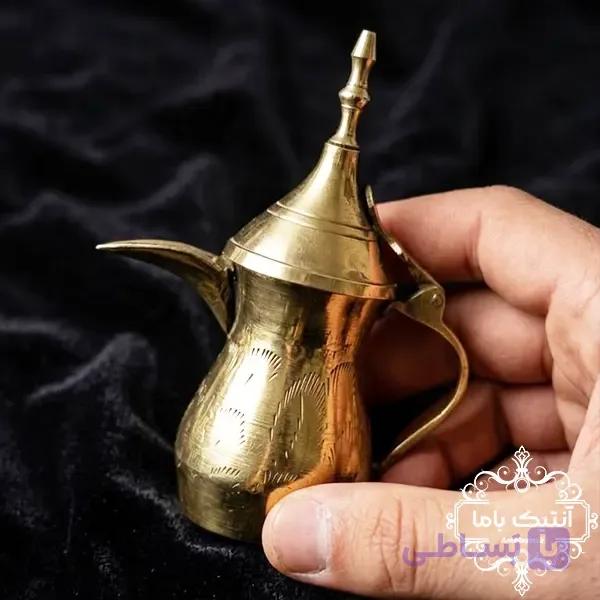 قهوه جوش برنجی سایز خاص — تصویر 1