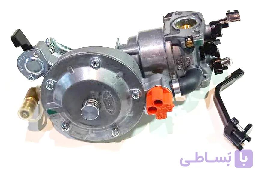 کاربراتور سه گانه سوز موتور برق های 2 تا4 کیلو وات مدل NG/LPG — تصویر 1