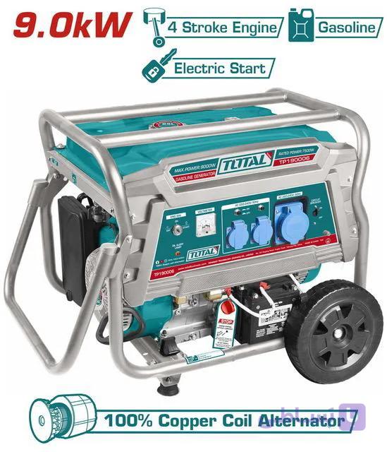 موتور برق توتال 9 کیلو وات بنزینی Total TP190006EP
