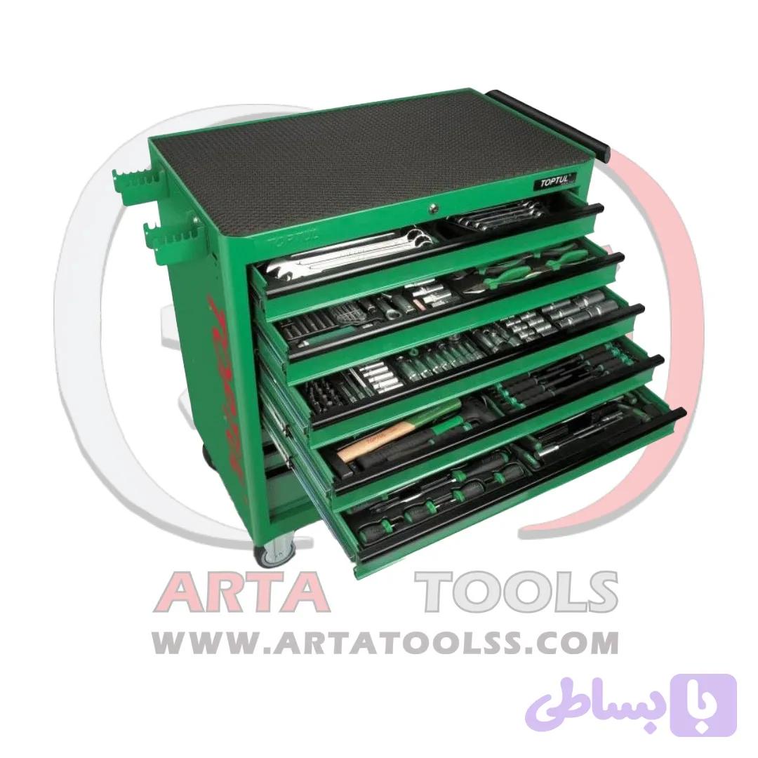 جعبه ابزار دراوری 8 کشو 360 پارچه تاپ تول مدل GT-36001