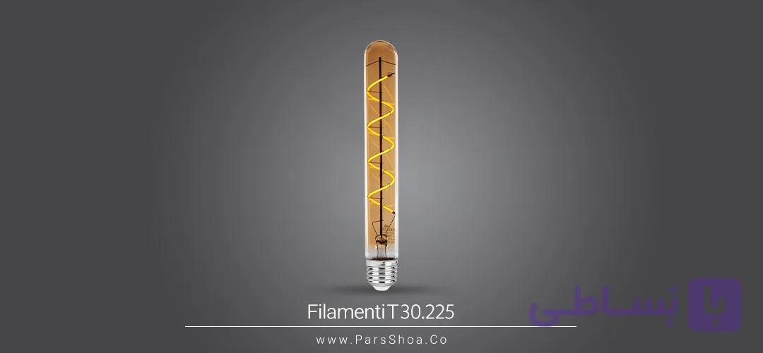 لامپ LED حبابی 5 وات T-30 185 فیلامنتی