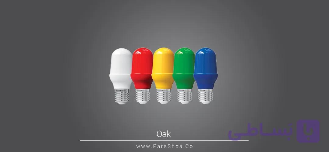 لامپ LED بلوطی هفت رنگ