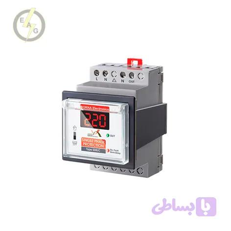 محافظ ولتاژ تک فاز 32 آمپر دیجیتال برنا الکترونیک مدل SDR/C