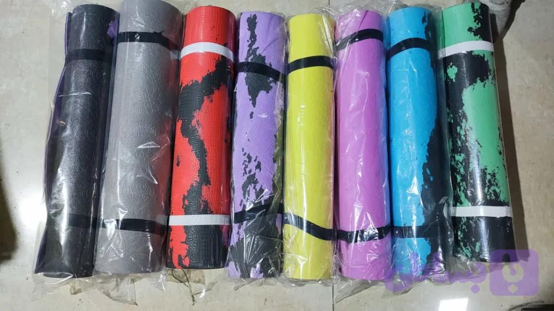 مت یوگا آبرنگی به همراه کاور