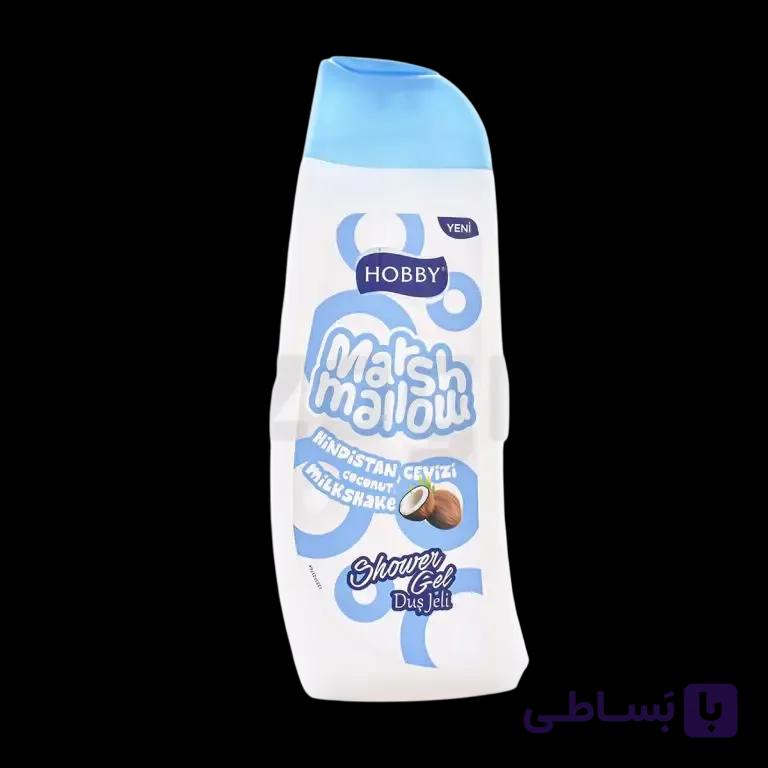 شامپو بدن هوبی مدل Marsmallow حاوی عصاره نارگیل 500 میل