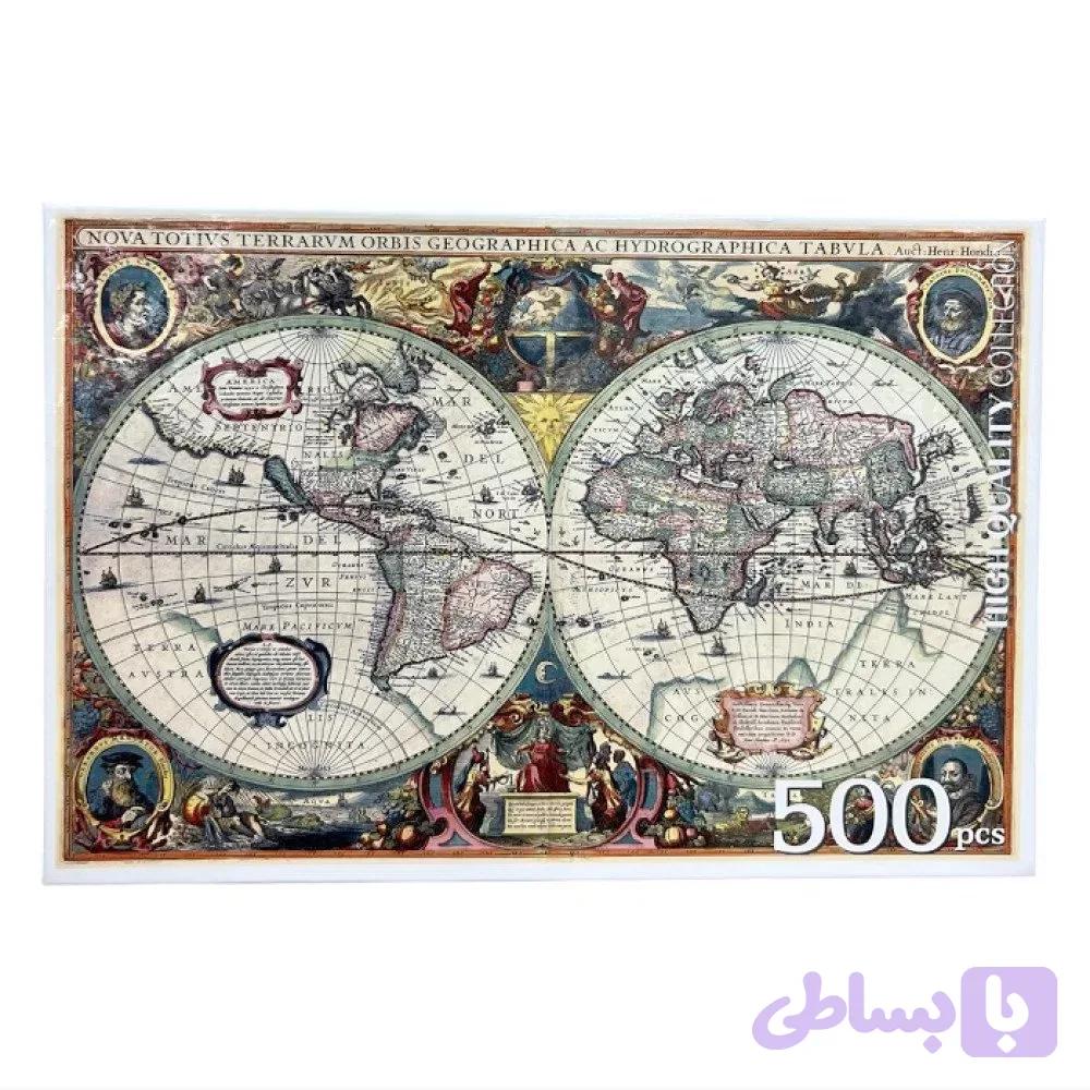 پازل 500 تکه کینگ طرح نقشه جان کهن