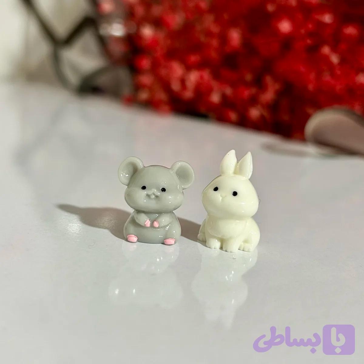 فیگور موش و خرگوش نشسته
