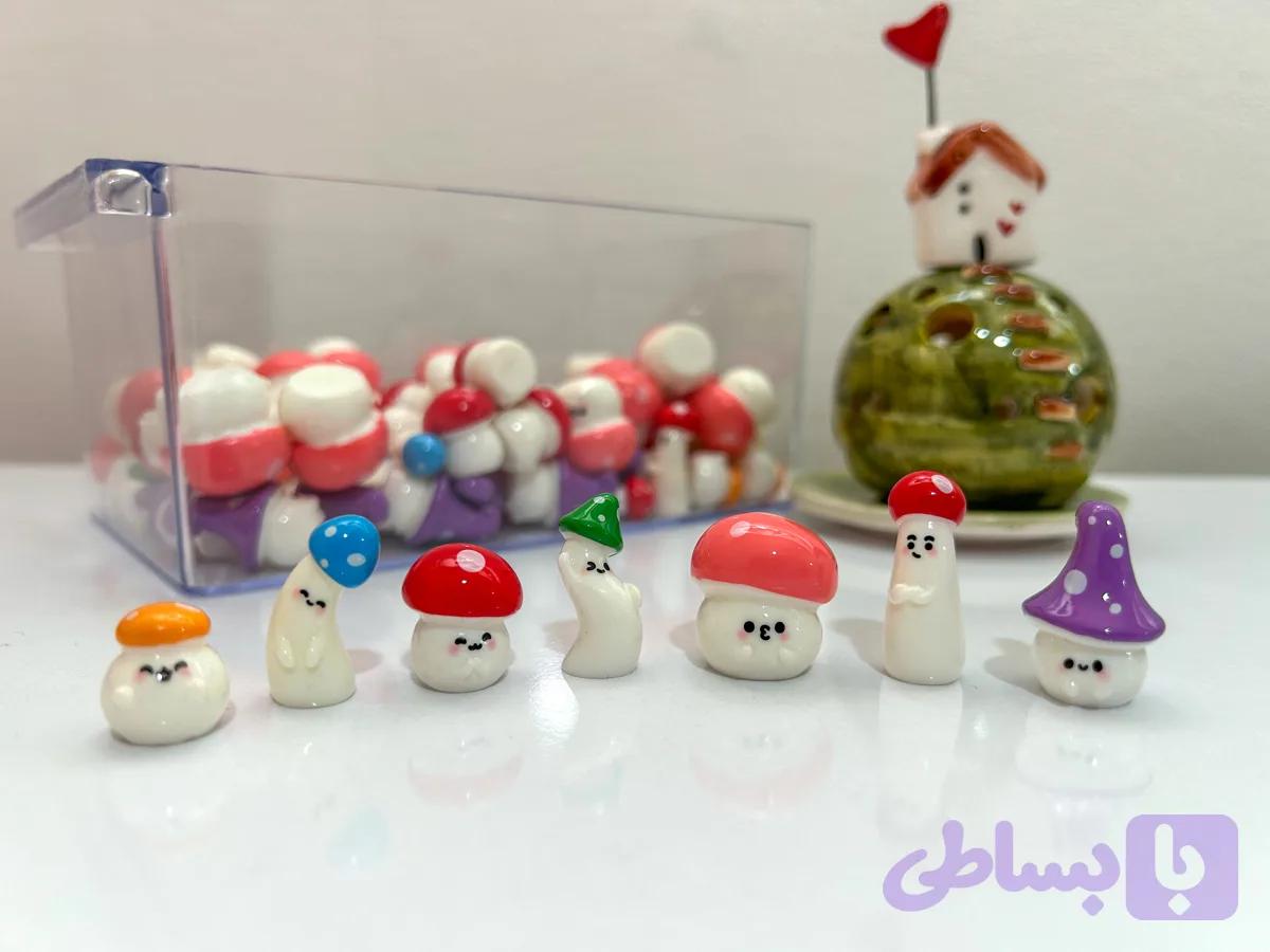 فیگور قارچ رنگی براق