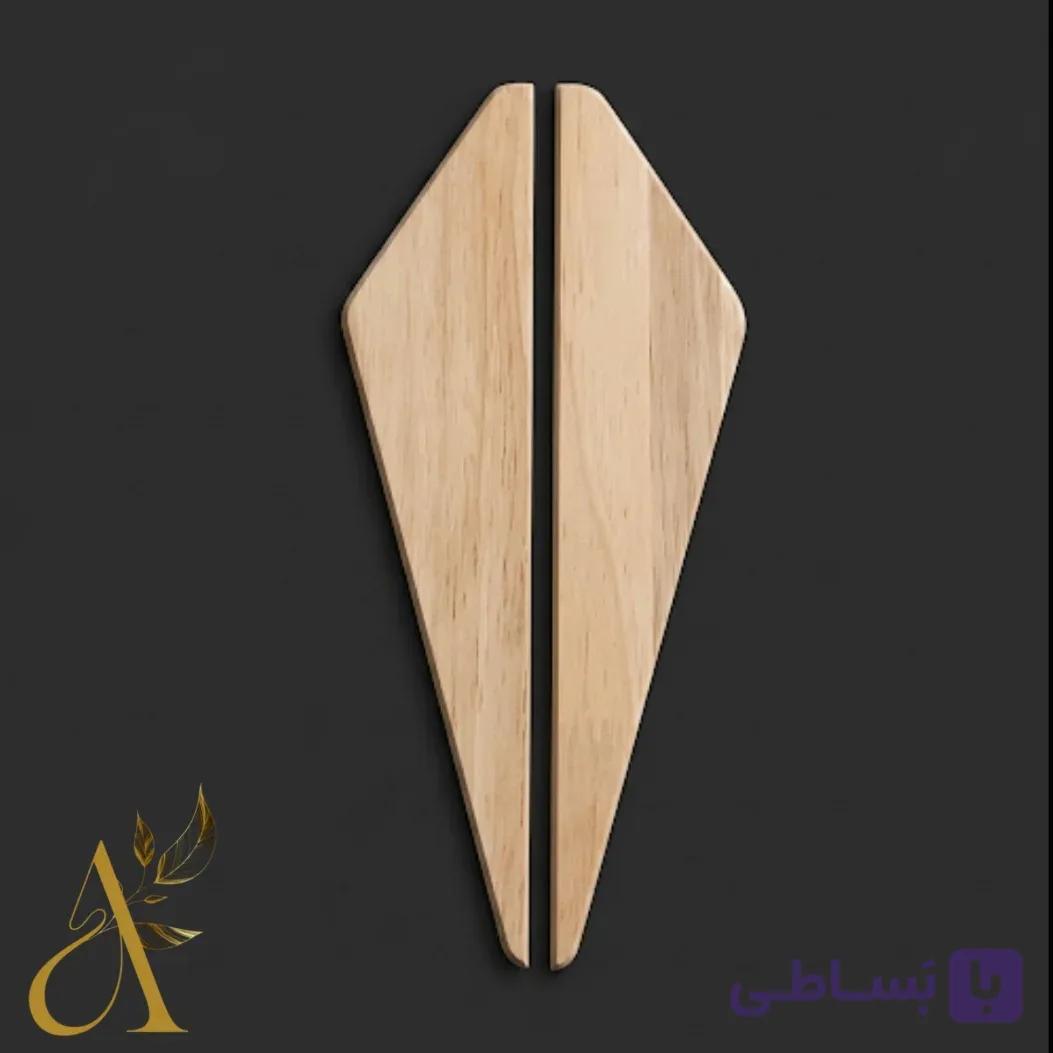 دستگیره چوبی کمد دیواری مدرن کد D227 — تصویر 1