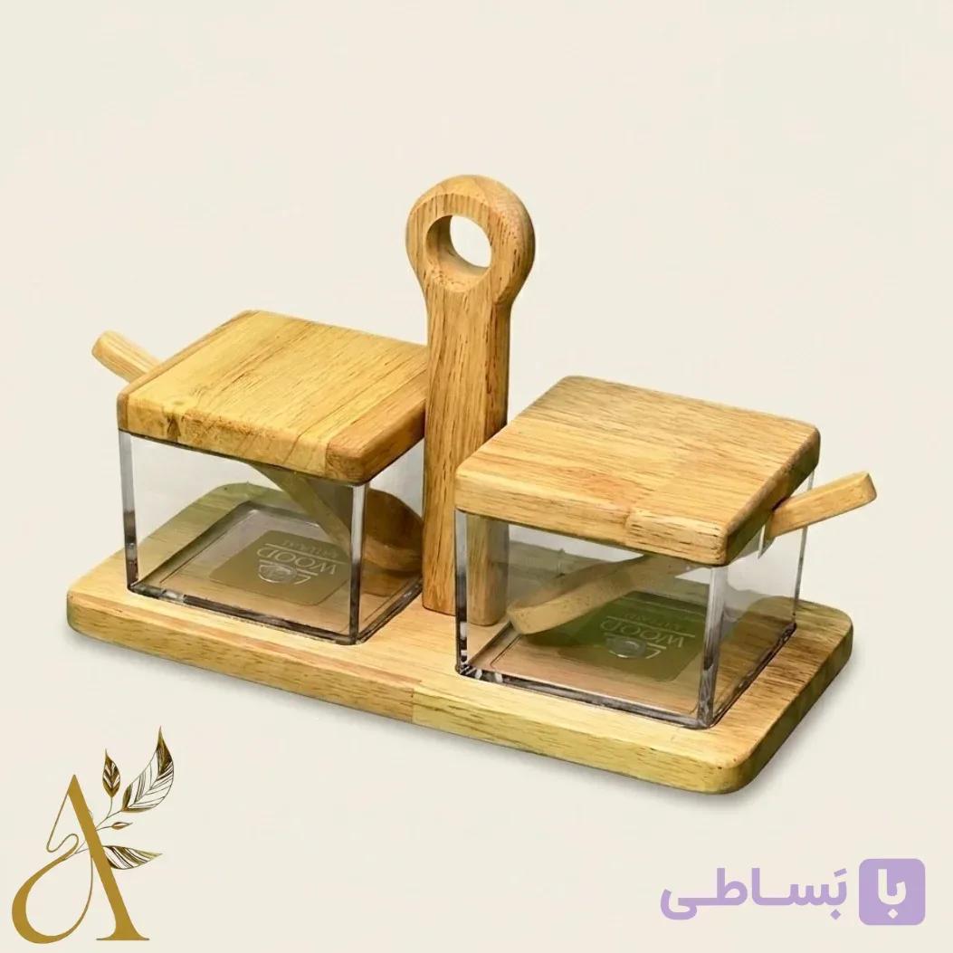 ست مربا خوری ۲ تایی دسته‌دار کد 41821 | آراچوب