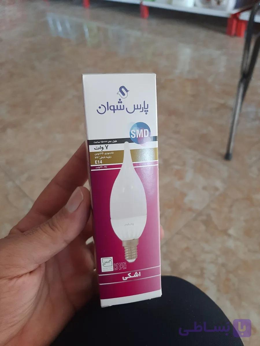 لامپ اشکی E14 پارس شوان