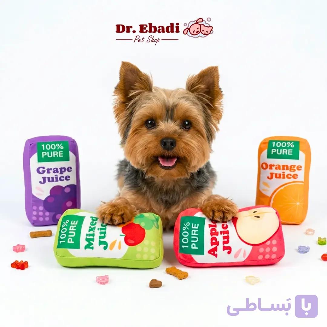 اسباب‌بازی آب‌میوه پولیشی سوتک‌دار — تصویر 1