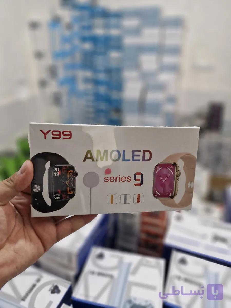 ساعت هوشمند y99 amoled به همراه سه بند