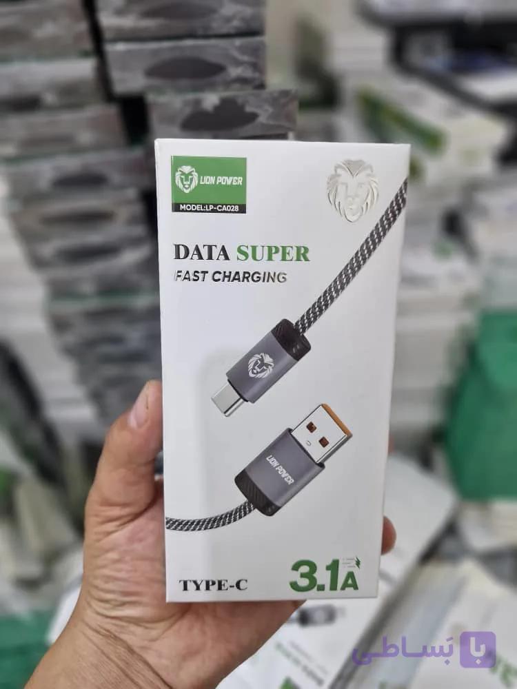 کابل LION POWER مدل CA028 تایپ سی به USB