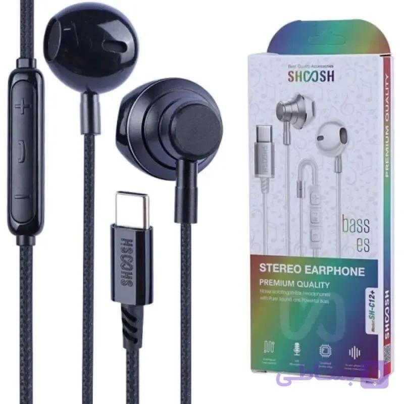 ایرفون باسیم تایپ سی شوش +SHOOSH SH-C12 — تصویر 1