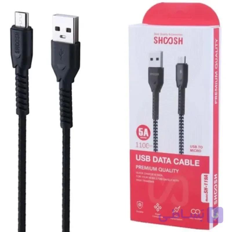 کابل تبدیل USB به Micro-USB شوش SHOOSH SH119A — تصویر 1