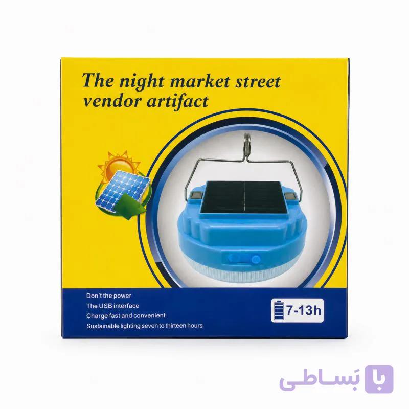 چراغ کمپینگ خورشیدی آویز دار — تصویر 1