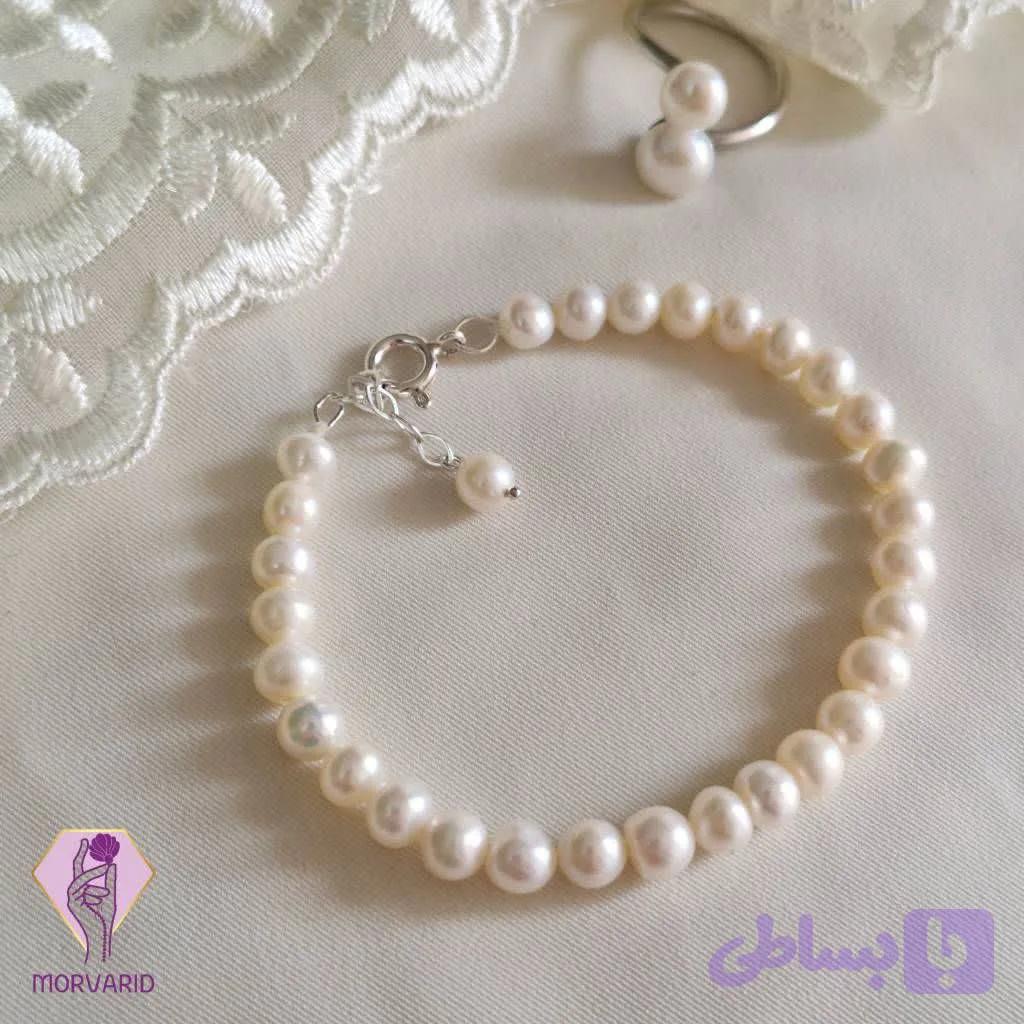 دست بند ریسه مروارید — تصویر 1