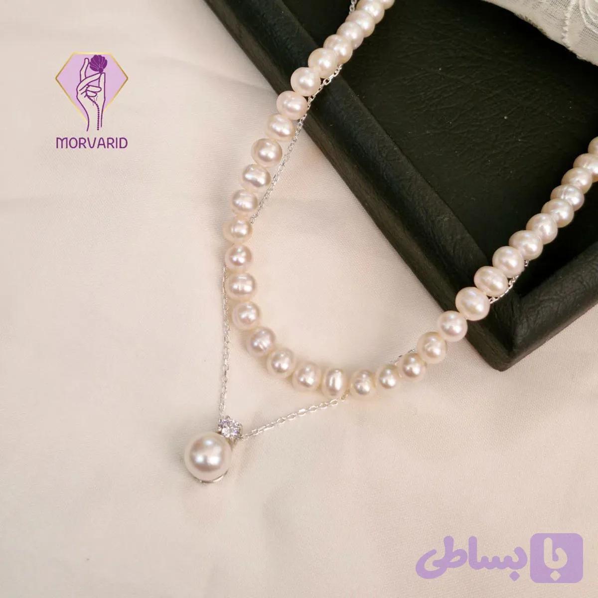 گردنبند ریسه مروارید — تصویر 1