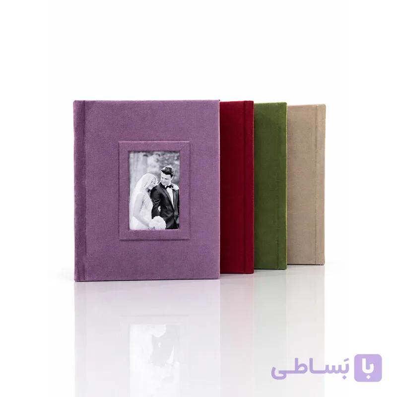 آلبوم عکس چسبی مخمل ایشیل سایز A4 — تصویر 1