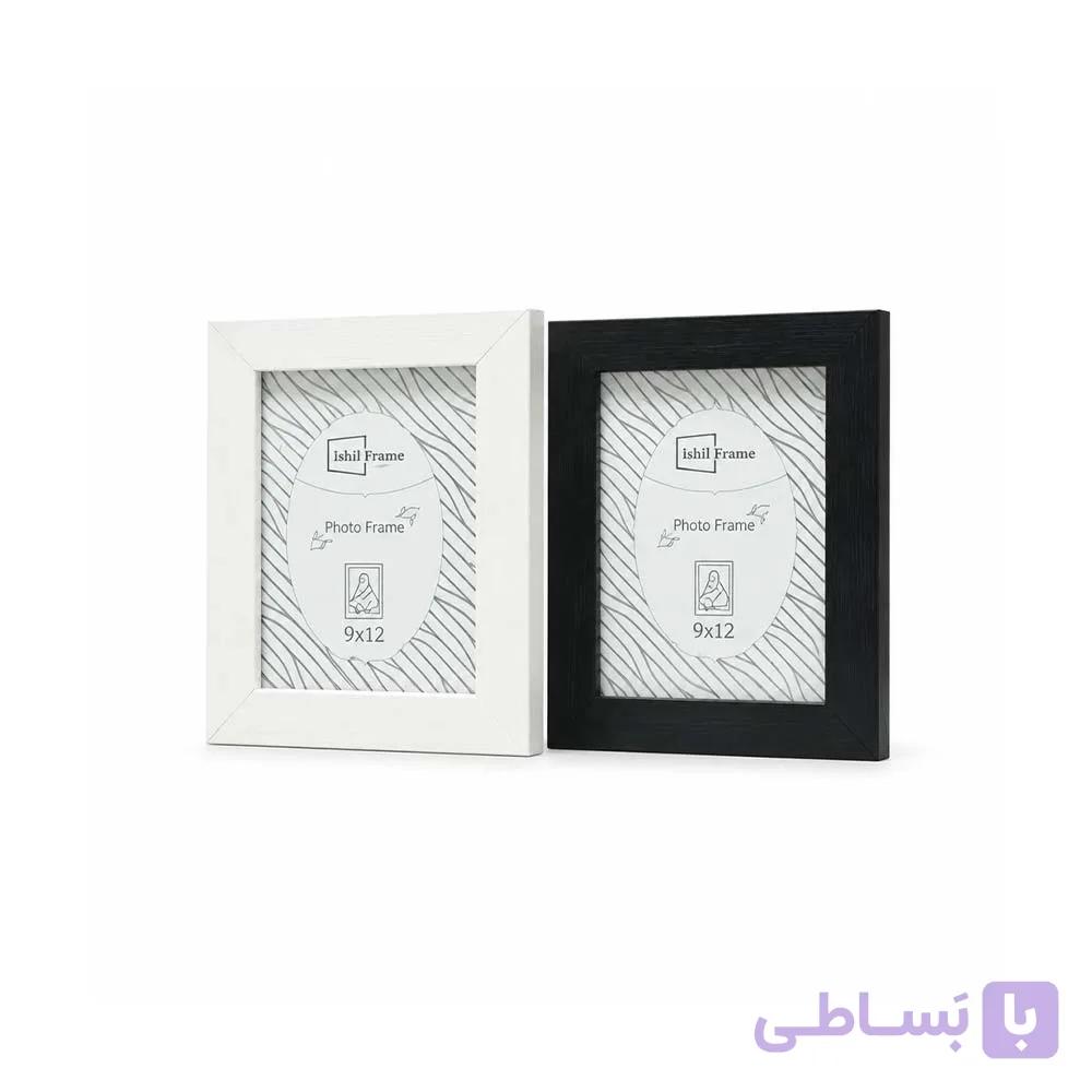 قاب عکس رومیزی و دیواری ۹×۱۲ مدل دوسانتی ایشیل فریم — تصویر 1