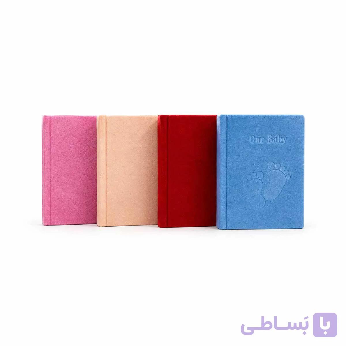 آلبوم عکس مخملی نوزاد ۱۳×۱۸ طرح ردپا — تصویر 1