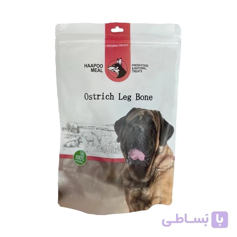 تشویقی سگ هاپومیل مدل قلم شترمرغ کد Ostrich Bone — تصویر 1