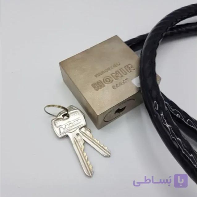 قفل موتور سیکلت بکسلی فولادی منیر صنعت