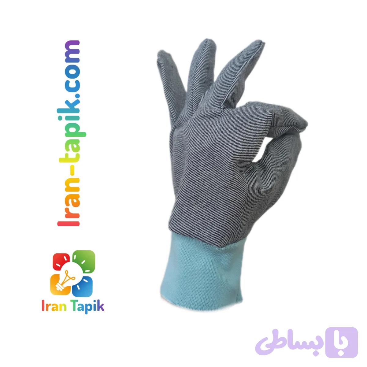 دستکش کار پارچه ای لی درجه یک — تصویر 1