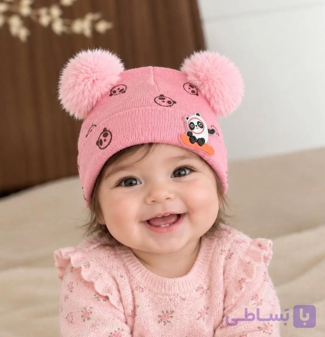 كلاه بافت نوزادی ( کد ۱۹۵ ) — تصویر 1