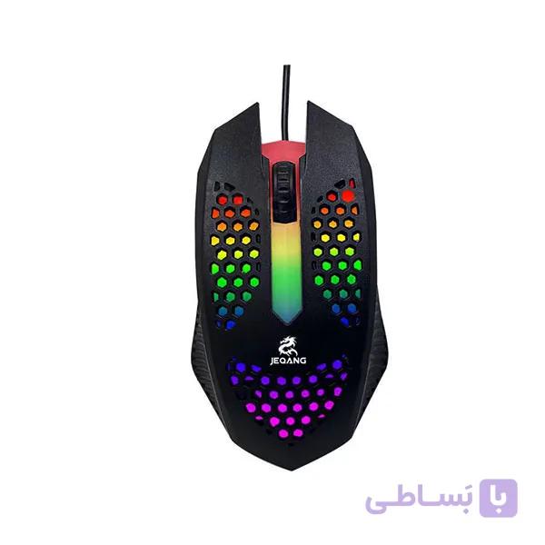 ماوس سیم دار گیمینگ JEQANG مدل JM-600 RGB