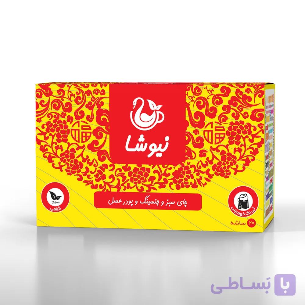 چای سبز و جنسینگ