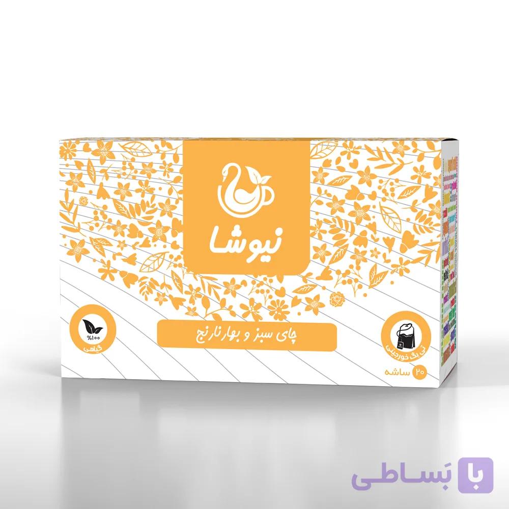 چای سبز و بهارنارنج