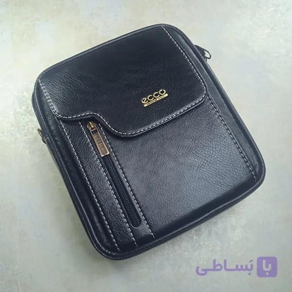 کیف دوشی مردانه چرم صنعتی: شیک و جادار — تصویر 1