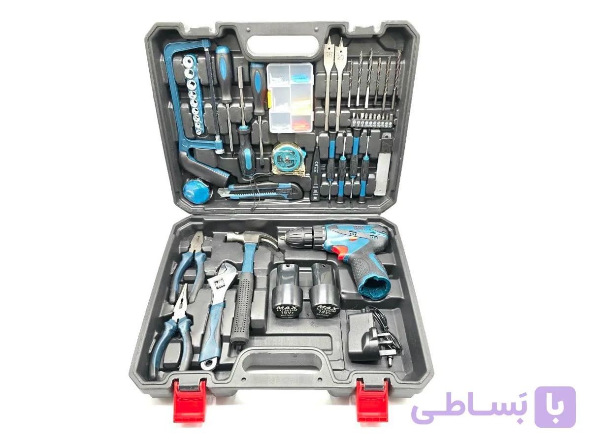 مجموعه دریل شارژی ۱۸ ولت اصلی باس مدل 2_261 — تصویر 1
