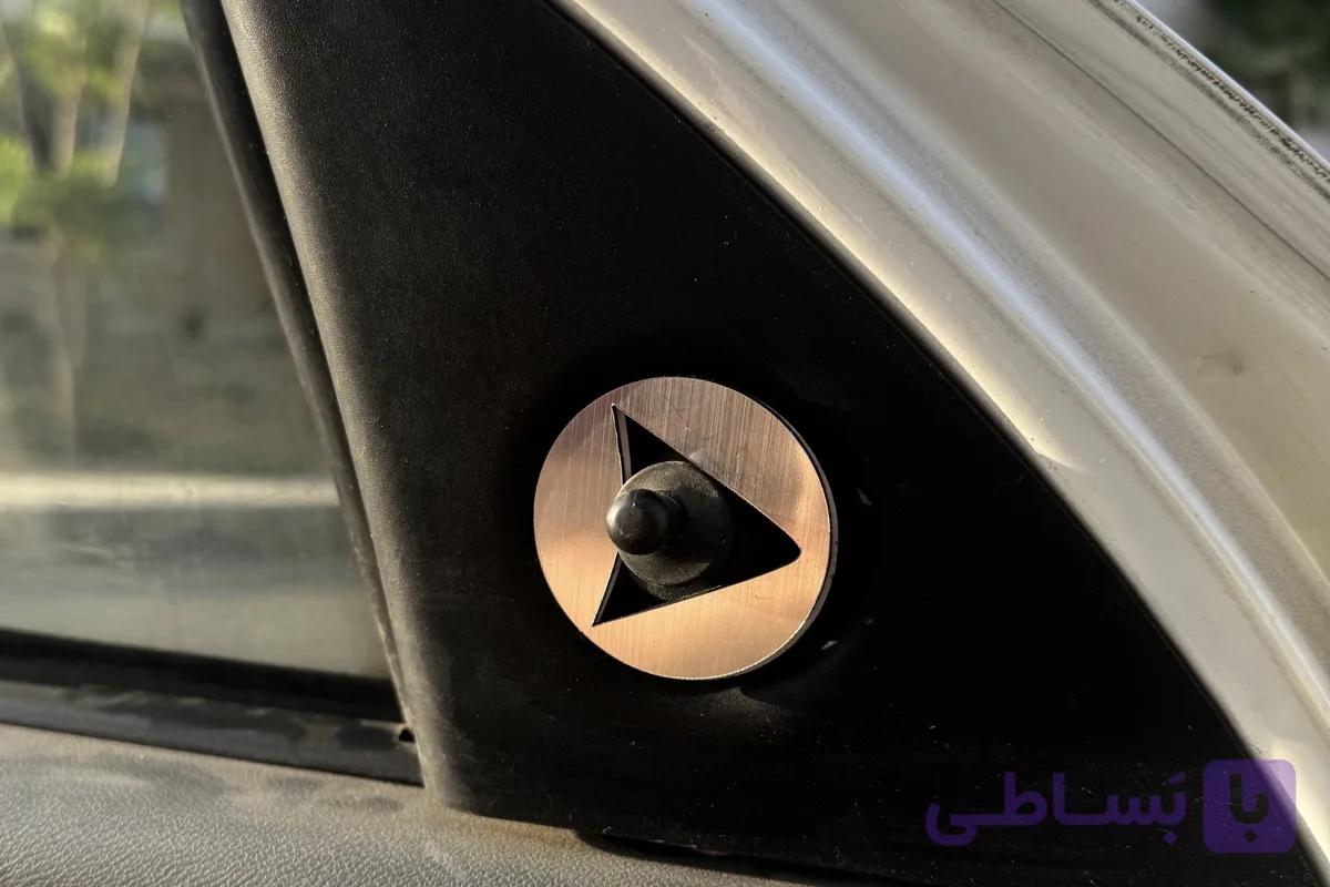 قاب مکمل لچکی تنظیم آینه داخلی تیبا