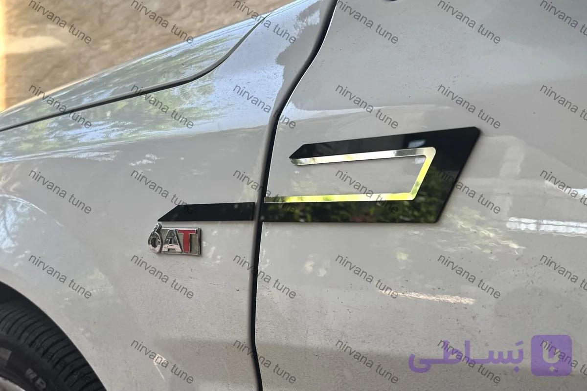 زه مکمل گلگیر و درب دنا پلاس ( طرح کروم پیانویی )